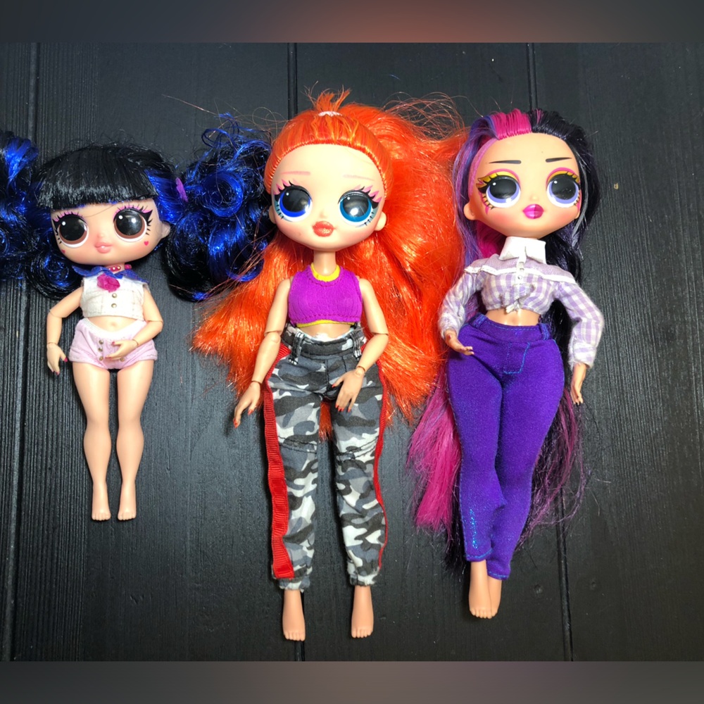 L.O.L. Surprise! Dolls with Blue, Orange, Purple Hair 2019